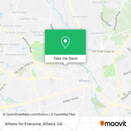 Athens for Everyone map