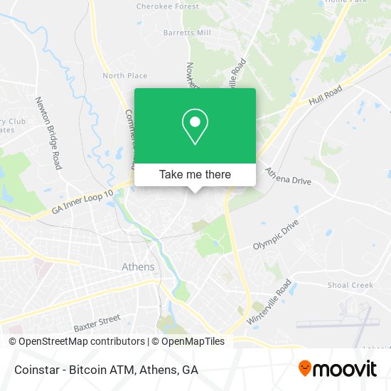 Mapa de Coinstar - Bitcoin ATM