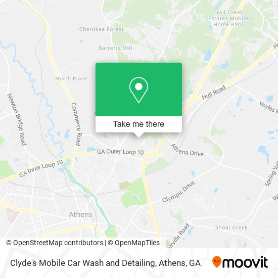 Clyde's Mobile Car Wash and Detailing map