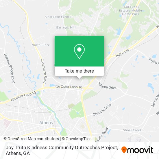 Joy Truth Kindness Community Outreaches Project map