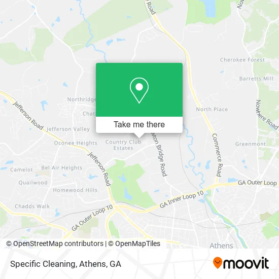 Specific Cleaning map