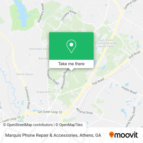 Mapa de Marquis Phone Repair & Accessories