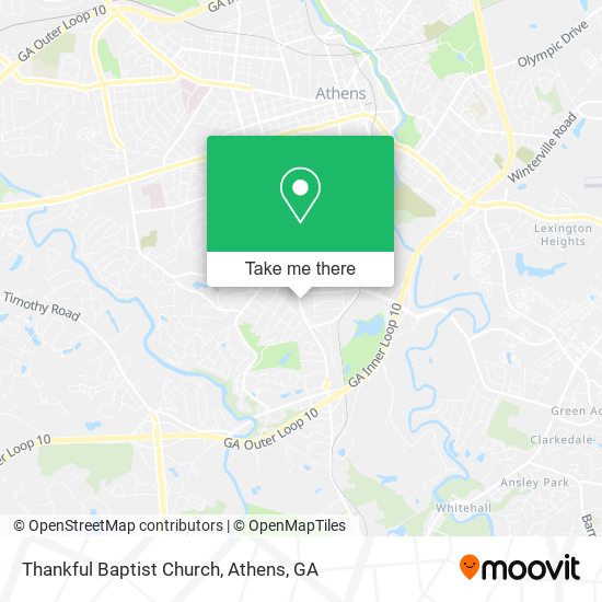 Mapa de Thankful Baptist Church