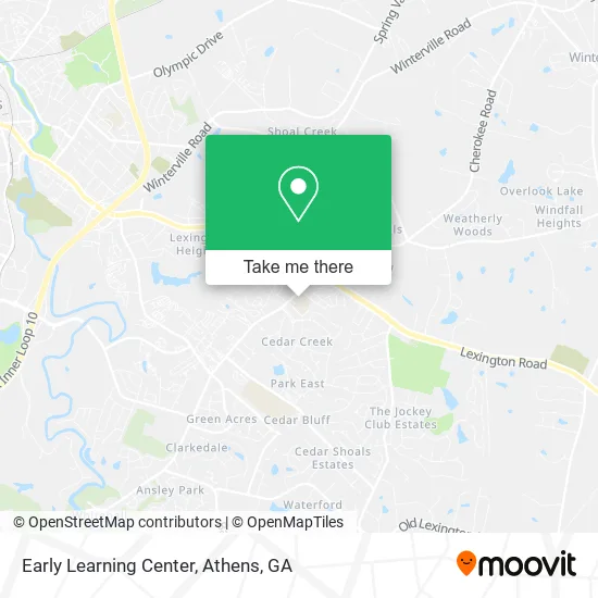 Early Learning Center map