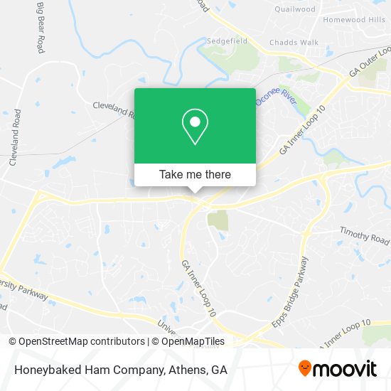 Honeybaked Ham Company map