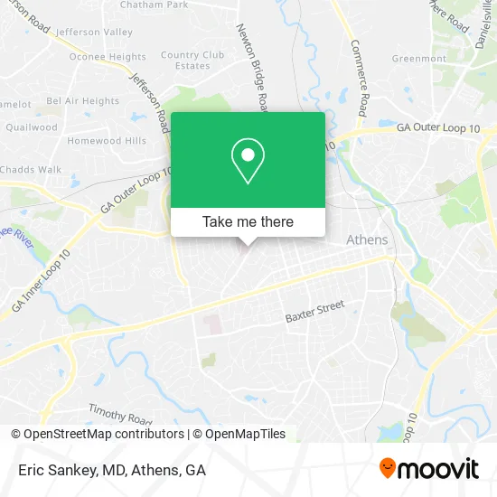 Eric Sankey, MD map