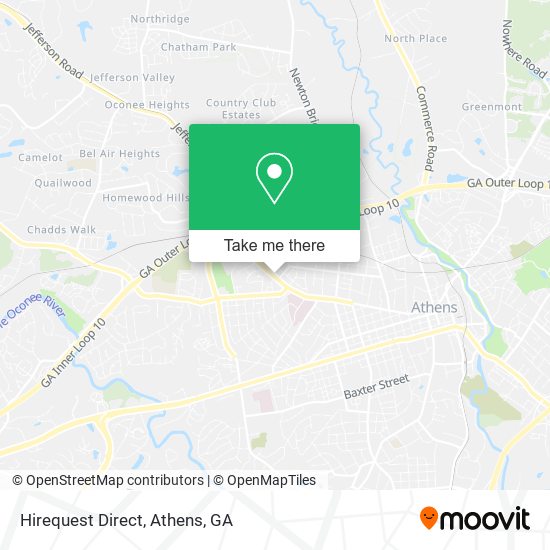 Hirequest Direct map