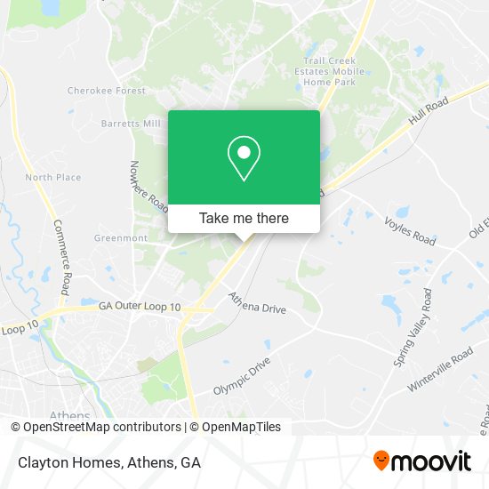 Clayton Homes map