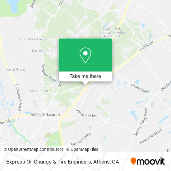 Express Oil Change & Tire Engineers map