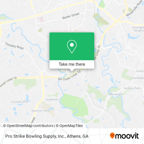 Pro Strike Bowling Supply, Inc. map