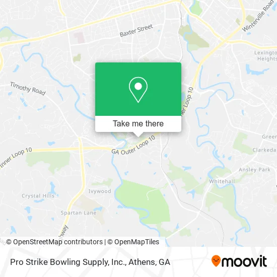 Mapa de Pro Strike Bowling Supply, Inc.