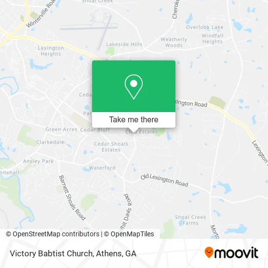 Victory Babtist Church map