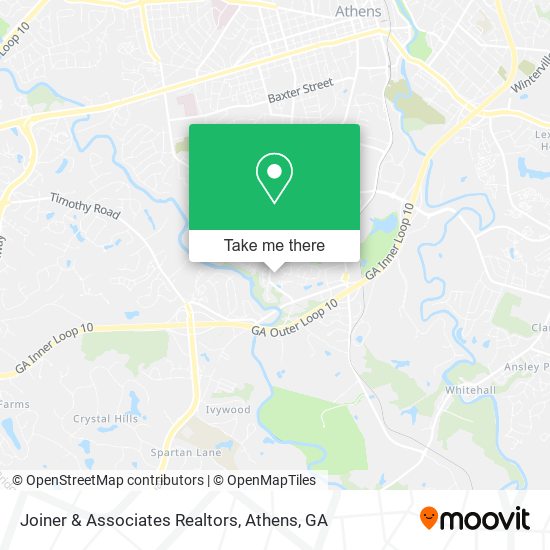 Joiner & Associates Realtors map