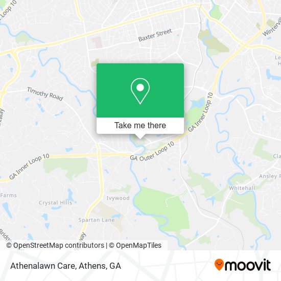 Athenalawn Care map