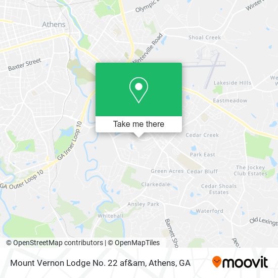 Mount Vernon Lodge No. 22 af&am map