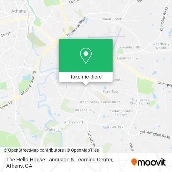 The Hello House Language & Learning Center map