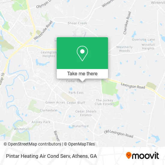 Pintar Heating Air Cond Serv map