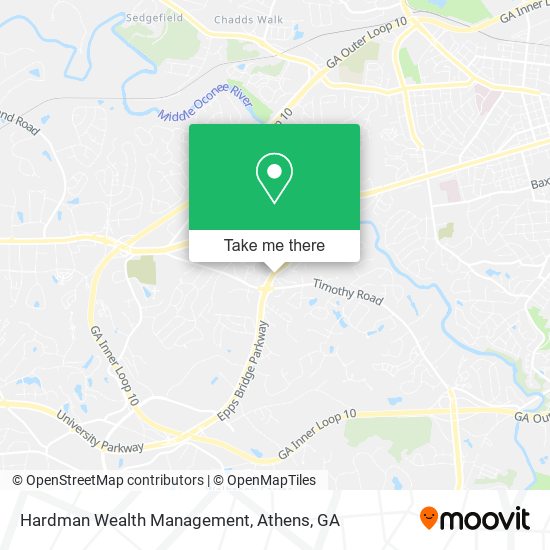 Hardman Wealth Management map