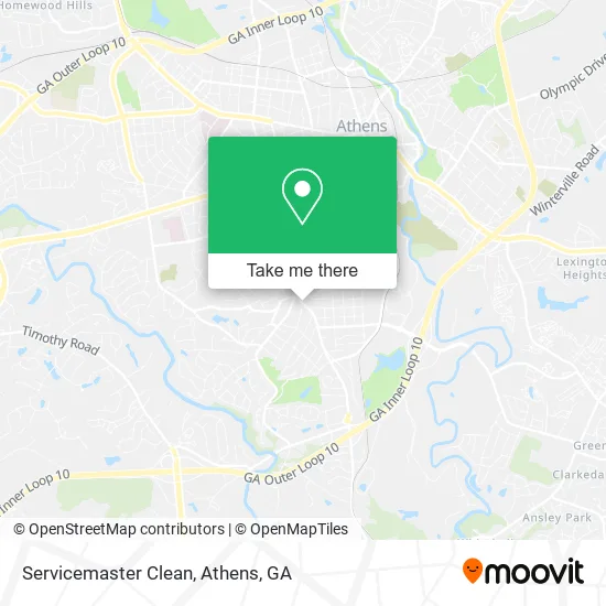 Servicemaster Clean map