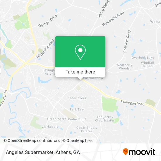 Angeles Supermarket map