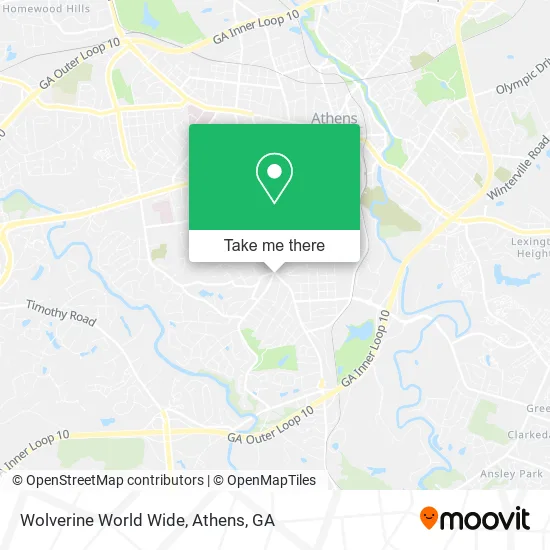 Wolverine World Wide map
