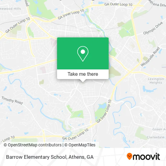 Barrow Elementary School map