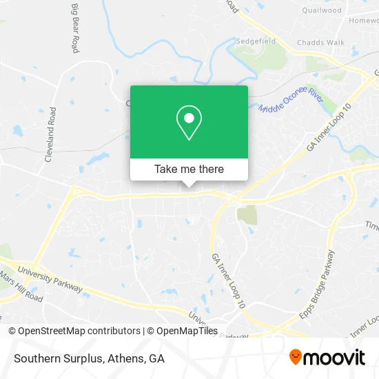 Mapa de Southern Surplus