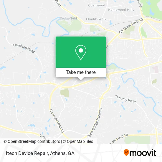 Itech Device Repair map