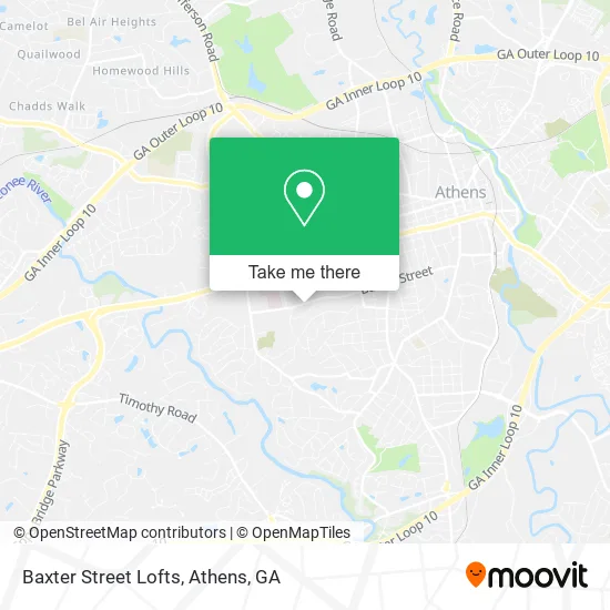 Baxter Street Lofts map