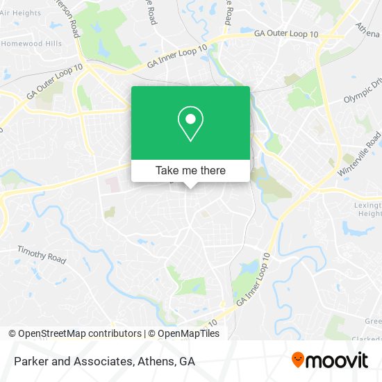 Parker and Associates map