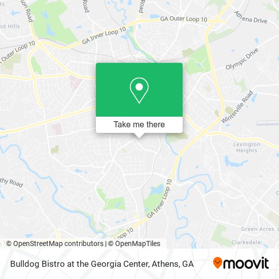 Mapa de Bulldog Bistro at the Georgia Center