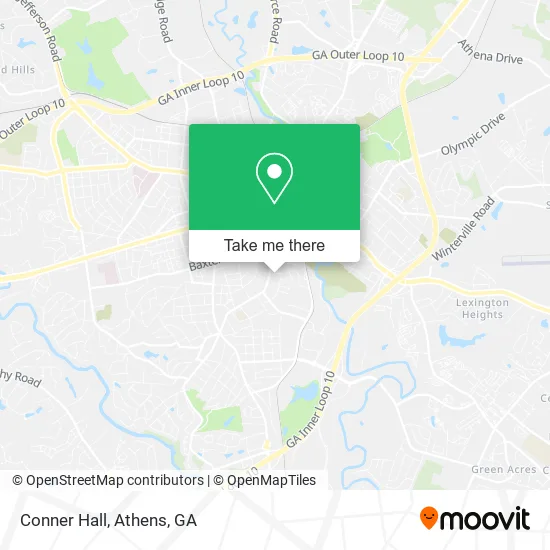 Mapa de Conner Hall