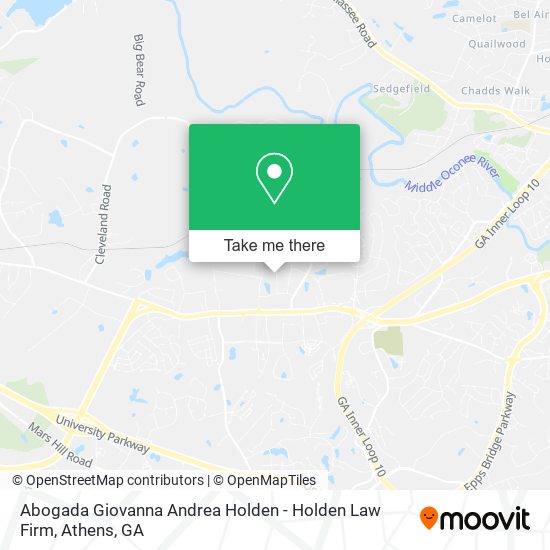 Mapa de Abogada Giovanna Andrea Holden - Holden Law Firm