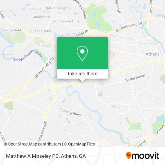 Matthew A Moseley PC map