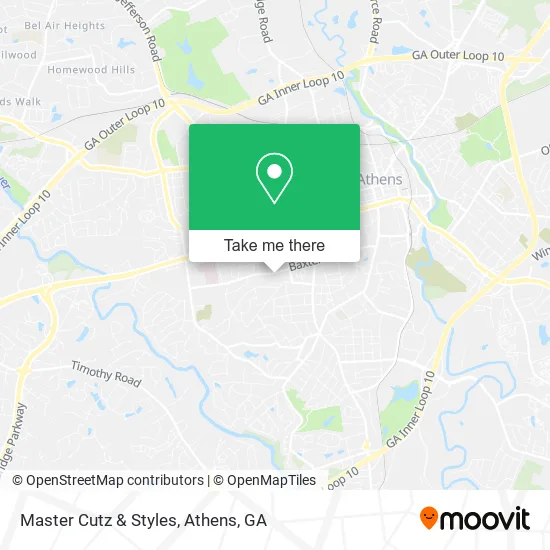 Master Cutz & Styles map