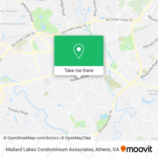Mallard Lakes Condominium Associates map