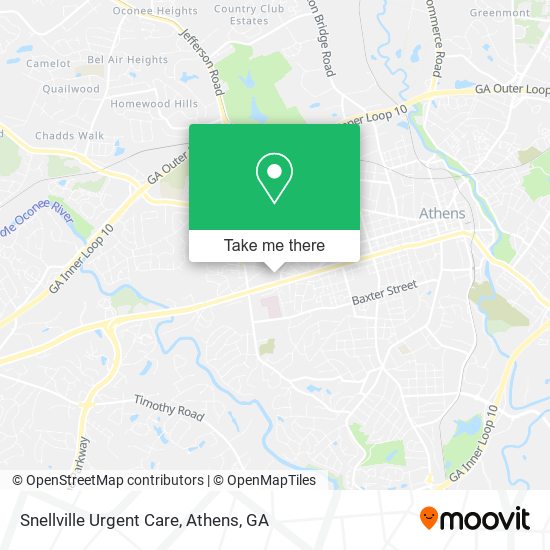 Snellville Urgent Care map