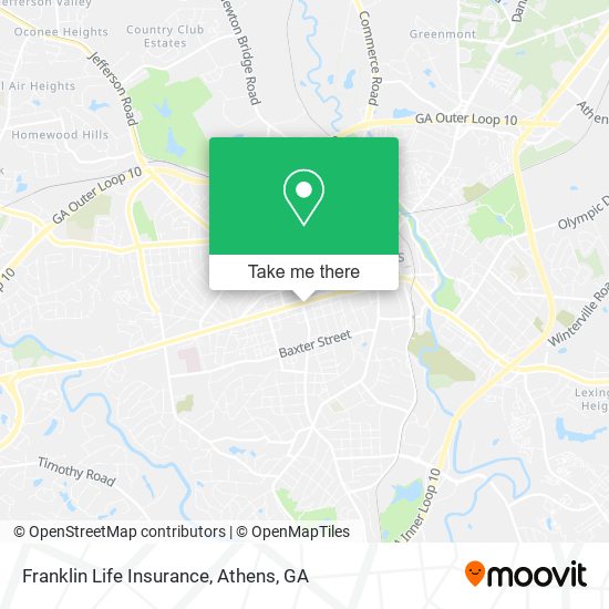 Franklin Life Insurance map