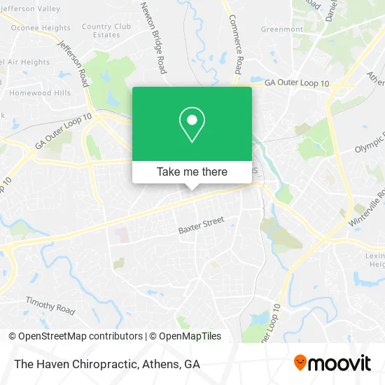 The Haven Chiropractic map
