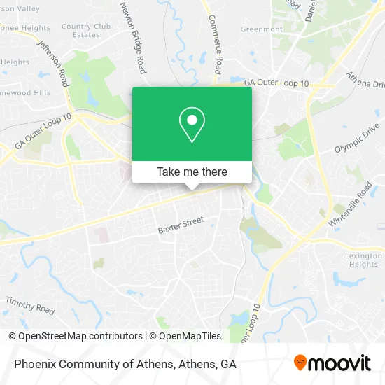 Phoenix Community of Athens map