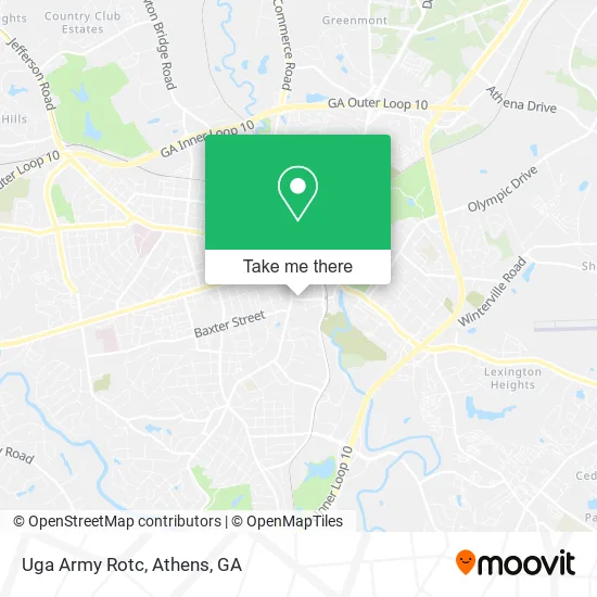 Uga Army Rotc map