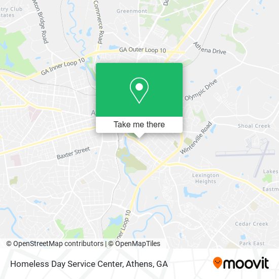 Mapa de Homeless Day Service Center