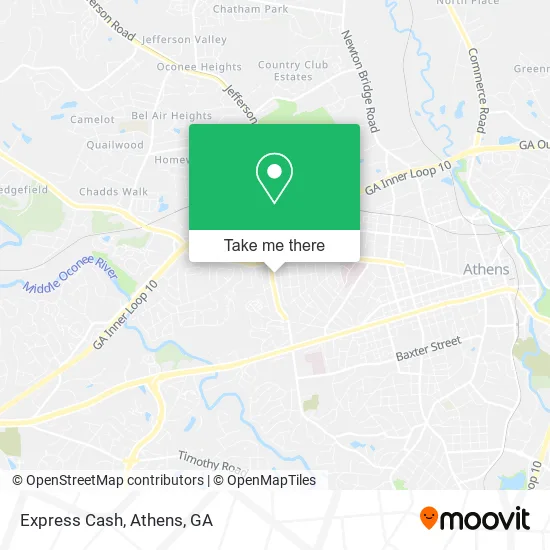 Mapa de Express Cash