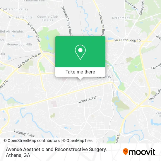 Avenue Aesthetic and Reconstructive Surgery map