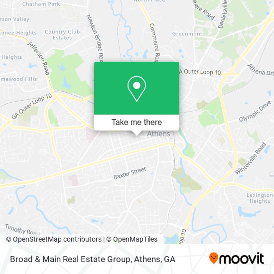 Broad & Main Real Estate Group map