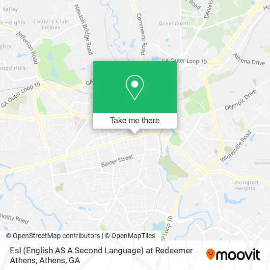 Esl (English AS A Second Language) at Redeemer Athens map