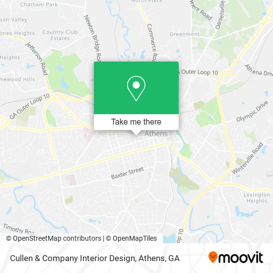 Cullen & Company Interior Design map