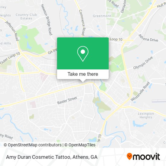 Amy Duran Cosmetic Tattoo map