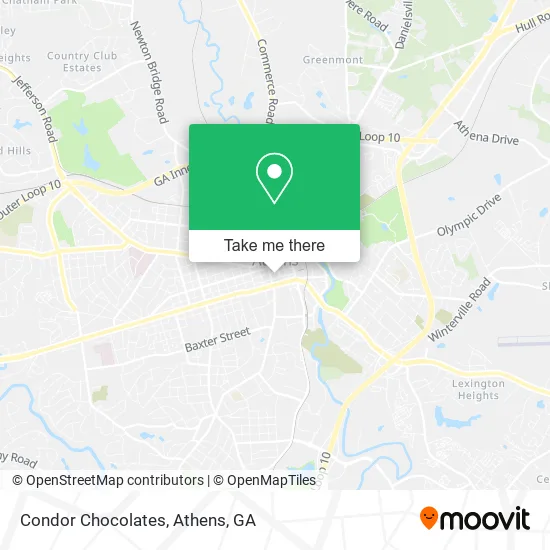 Condor Chocolates map