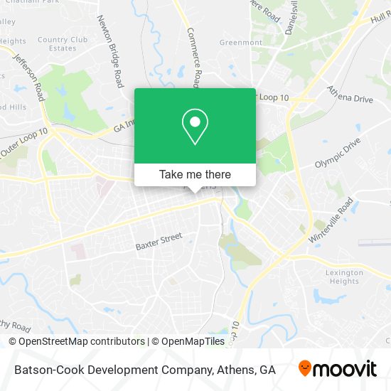 Batson-Cook Development Company map